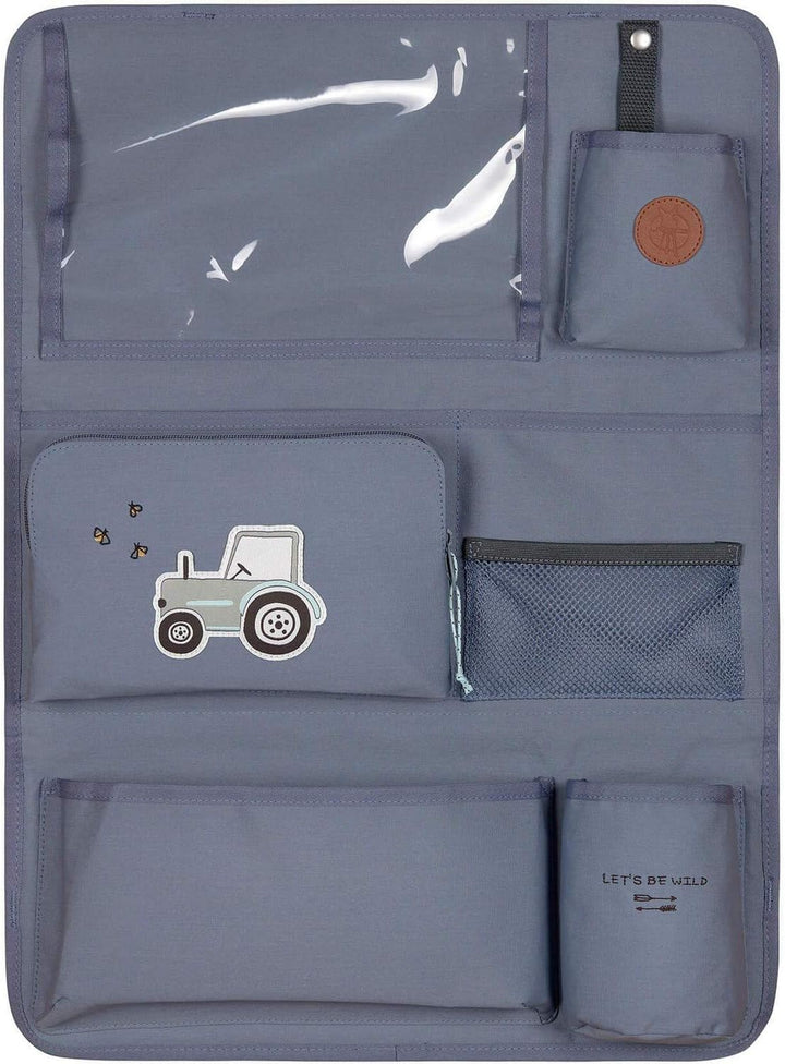 LÄSSIG Autoorganizer Autorücksitzorganizer Rücksitztasche für Auto zum Hängen zusammenklappbar 55 cm