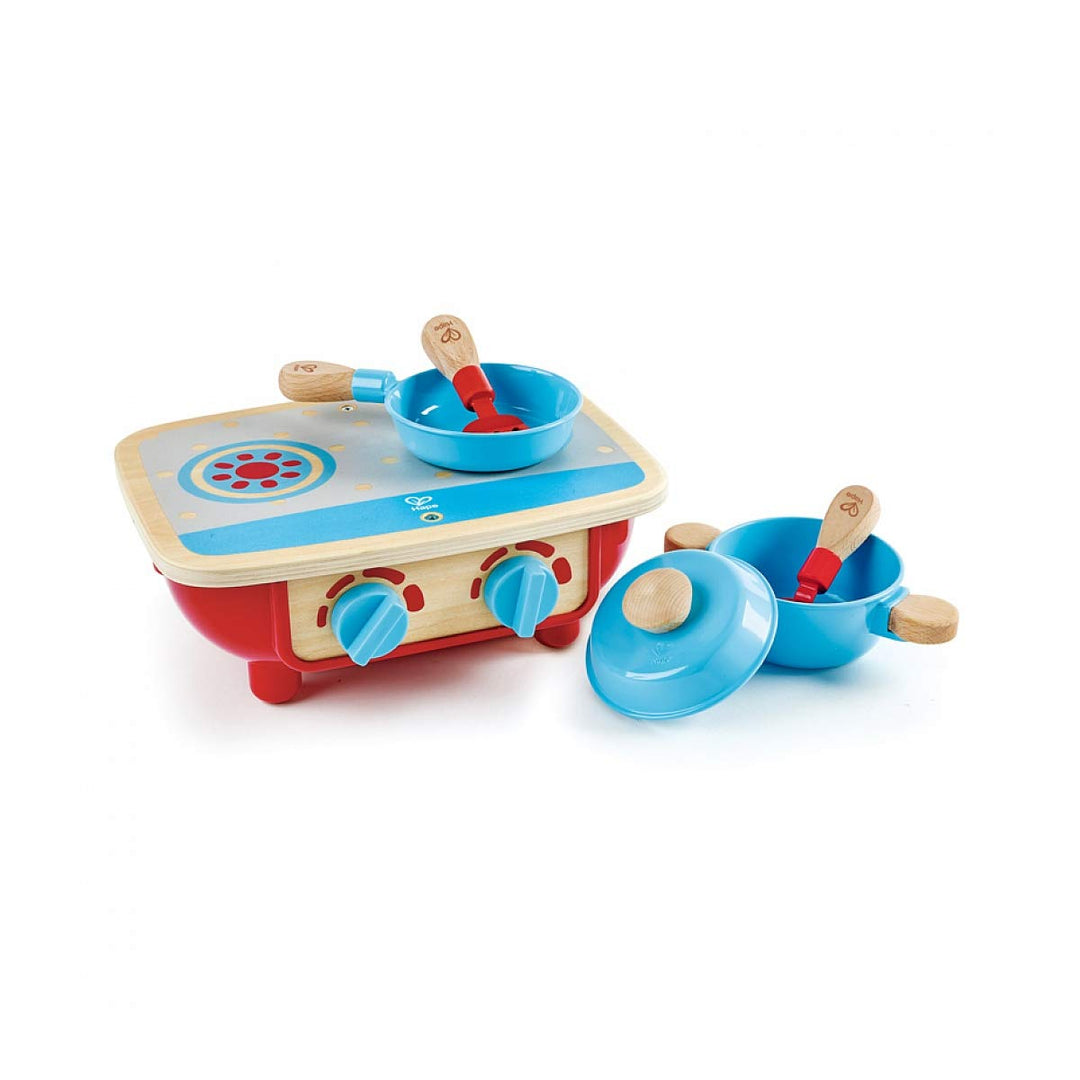 Hape E3170 Küchenset Herd Zubehör für Kinderküchen, ab 18 Monaten, 31 x 12.2 x 24.1