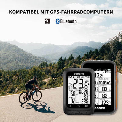 COOSPO BK9S Geschwindigkeitssensor/Trittfrequenzsensor Bluetooth5.0 ANT+, Drahtloser Fahrraddrehzahl