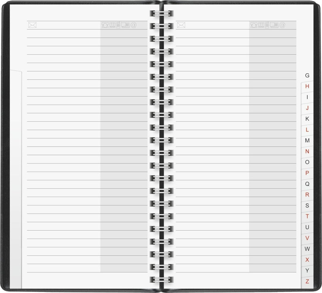 BRUNNEN 1064320 Telefonregister (10 x 19 cm) sortiert