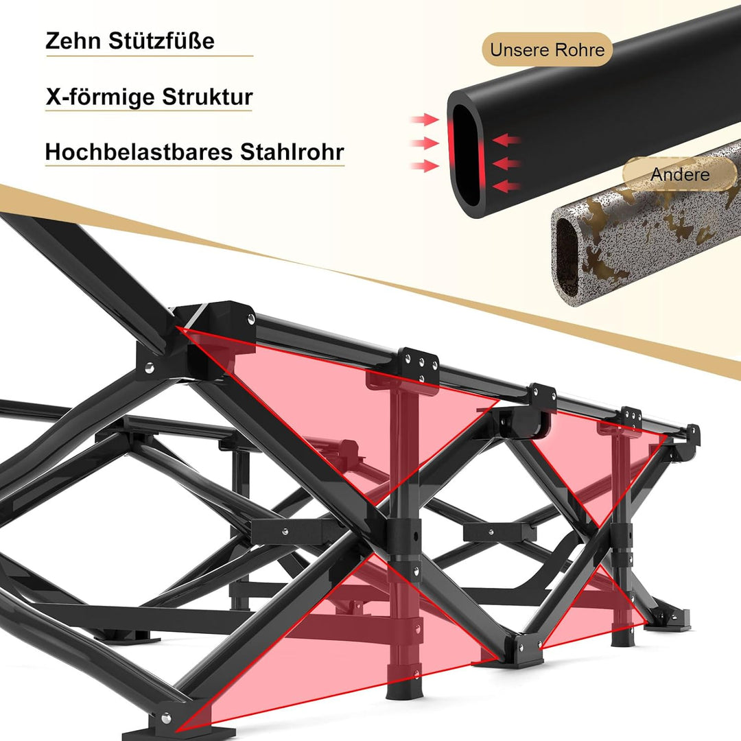 ATORPOK SHOP Campingbett feldbett klappbar, Extra Breit Faltbar Klappbett Feldbett Campingbett für O