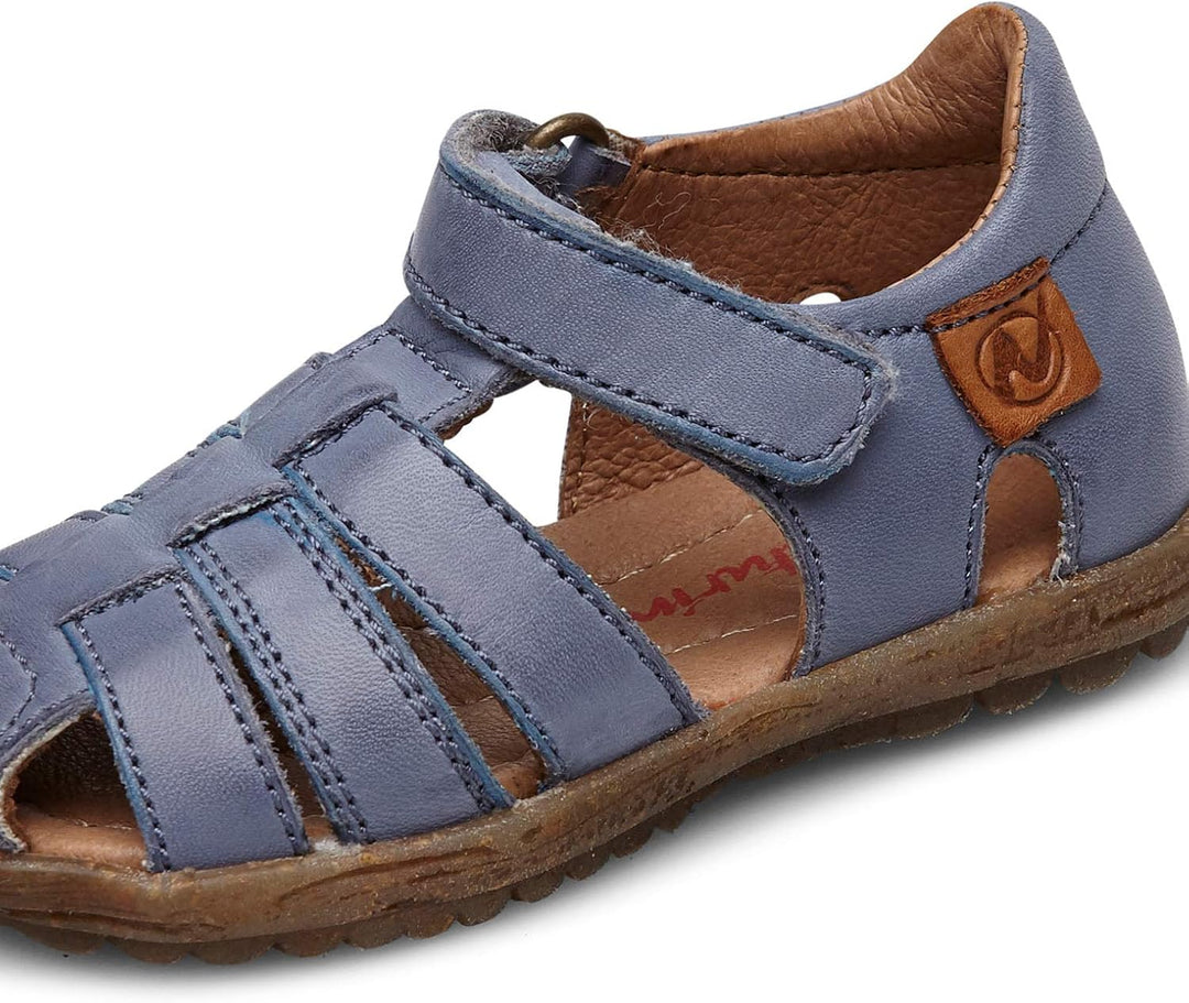 NATURINO SEE-Halb geschlossene Sandalen aus laminiertem Leder-Rosa, 20 EU Blau Celeste 0c08