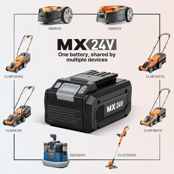 BATERÍA LI ION LAWNMASTER 24V 4.0AH 24V 4A, 24V 4A