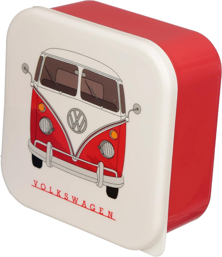 Puckator 3er Set Lunchboxen Volkswagen VW T1 Camper Bus M/L/XL, multi, LBOX47