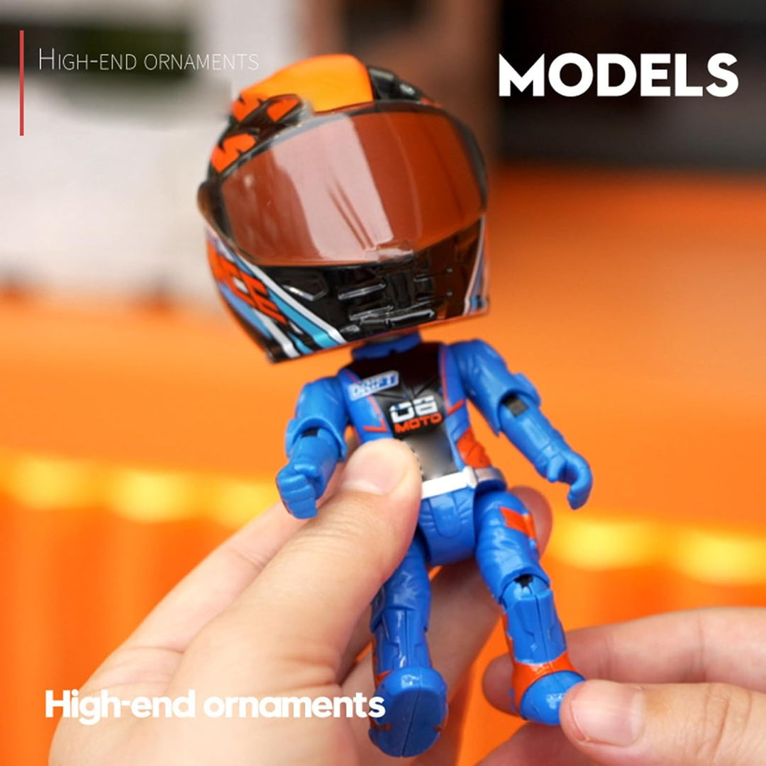 Transformable Doll Toys, Action Figures Motorcycle Model, Transformierende Motorrad-Puppe, 3D Q Vers