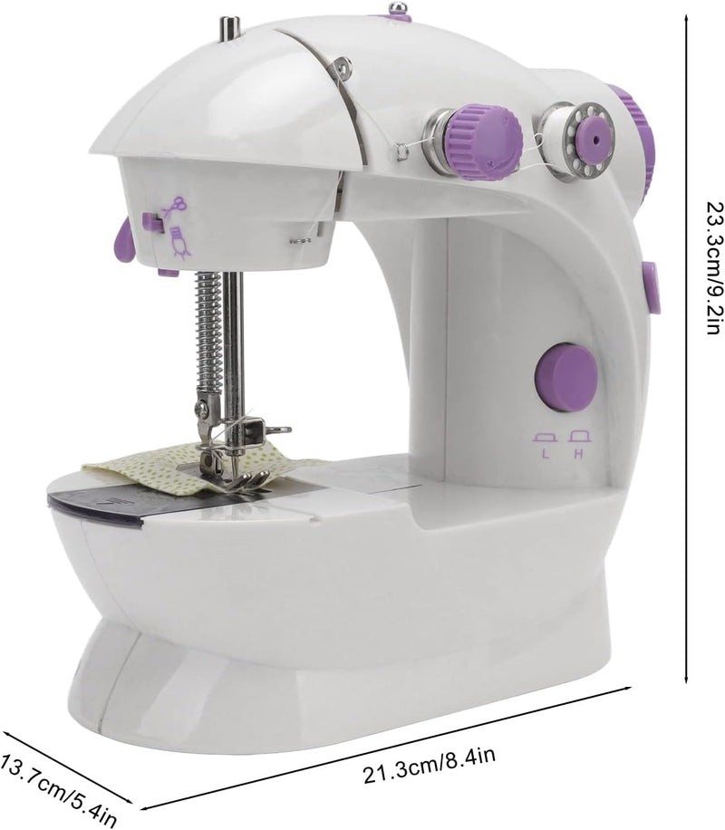 Jeffergarden Mini-Nähmaschine, Kompaktes Design, Tragbare Elektrische Nähmaschine, Einfach zu Bedien