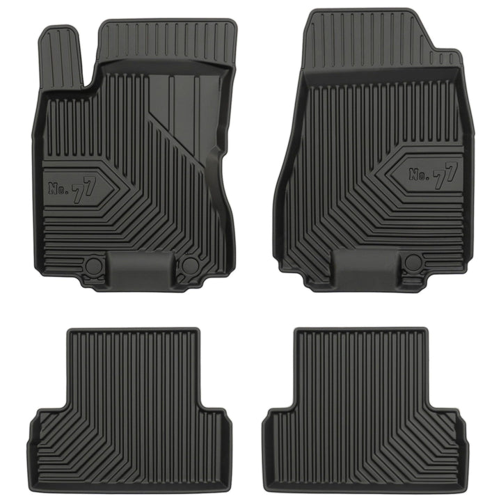 M MOTOS Gummimatten Auto Fussmatte passt für Nissan X-Trail II 2008-2013 Verbessern Sie Ihren Reisek