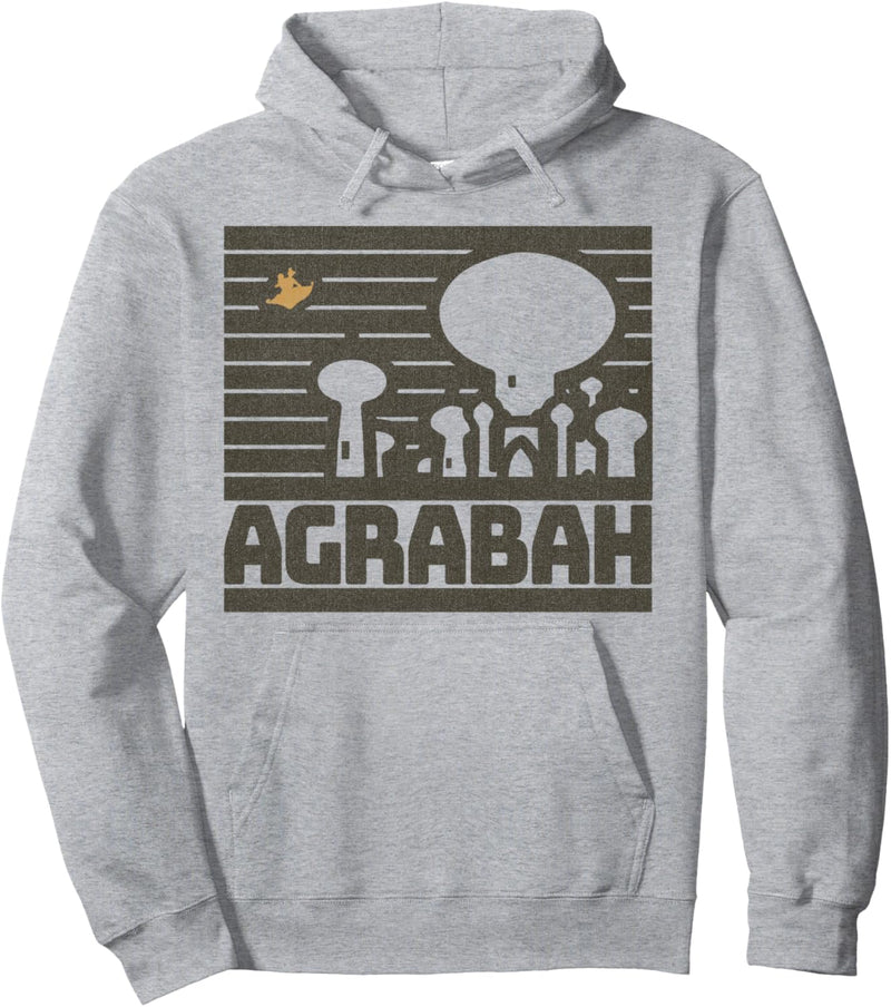 Disney Aladdin Agrabah Striped City Silhouette Pullover Hoodie