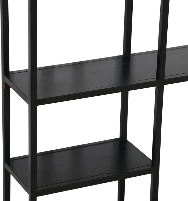 [en.casa] Wandregal Jämijärvi Regal Wandmontage Bücherregal mit 5 Ablagefächern Hängeregal 90 x 100