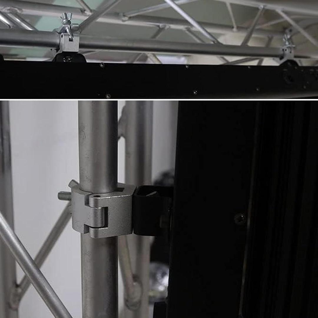 2 Packungen Klemmen für Leuchten, Bühnenbeleuchtungsausrüstung und Zubehör, Beleuchtungs-O-Klemmen,
