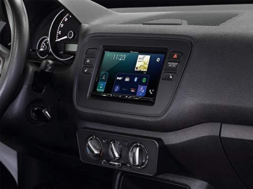 ACV Einbaurahmen Set für Doppel DIN Autoradio in VW Up/Seat MII/Skoda Citigo - schwarz