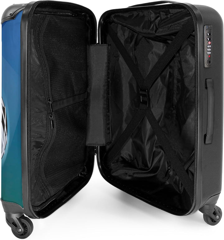 NoBoringSuitcases.com® Reisekoffer Geschenk Junge Rollkoffer Reisekoffe Trolli Suitcase Koffer Gross