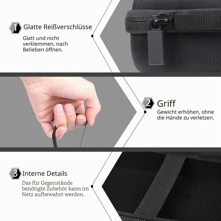co2CREA Hart Tasche für Canon SELPHY Square QX10 /QX20 Fotodrucker Case Etui Tragetasche Für Selphy