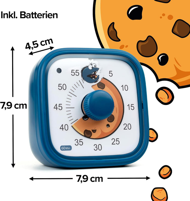 Visueller Timer für Kinder – Cookie Monster – Geschenkidee Einschulung & Kindergarten – Zeitmanagem