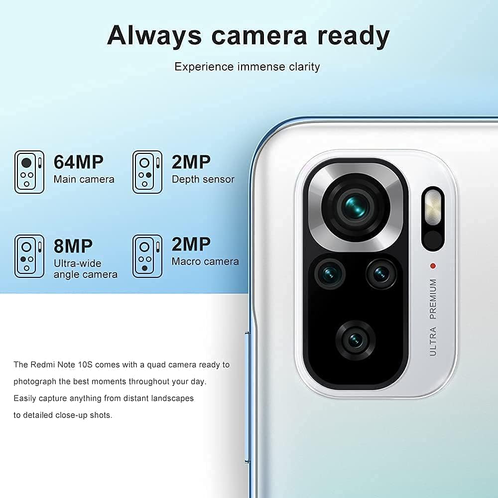 Xiaomi Redmi Note 10S Ocean Blue 128GB Dual SIM, blau 128GB Blau, 128GB Blau