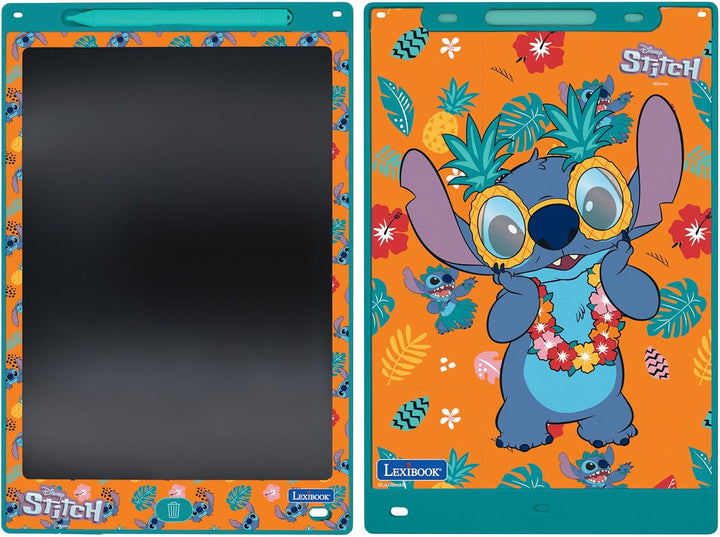 Lexibook CRT10D Disney Stitch, Magic Slate, Kunst-und Bastelspielzeug für Mädchen und Jungen, A4-For