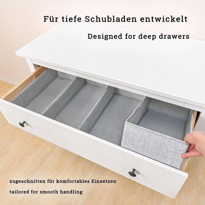 SIMPLE JOY® HEMNES FileFolding Box f. I K E A Kommode, DAS ORIGINAL; passgenau; Stabiler Boden; Schu