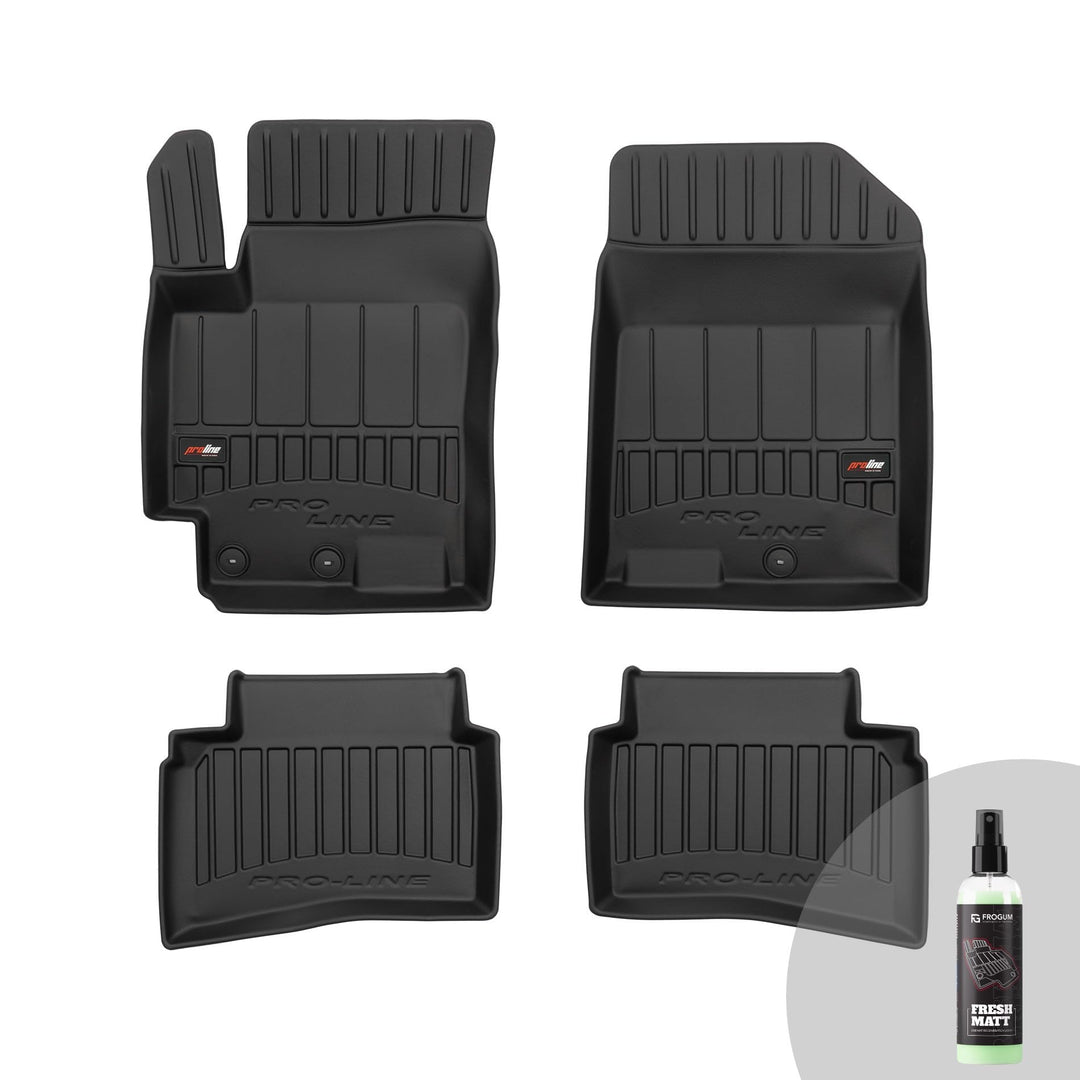 FROGUM ProLine 3D Gummimatten Exklusiven Auto Fussmatten Autofussmatten für Kia Rio IV 2017-2020, fü