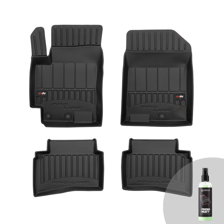 FROGUM ProLine 3D Gummimatten Exklusiven Auto Fussmatten Autofussmatten für Kia Rio IV 2017-2020, fü