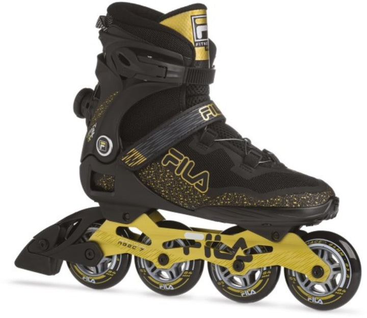 FILA SKATES Herren Legacy Qf Inline Skate 43 BLACK/GOLD, 43 BLACK/GOLD