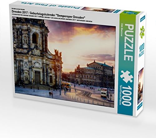 CALVENDO Puzzle Dresden 2017 / Geburtstagskalender Semperoper Dresden 1000 Teile Lege-Grösse 64 x 48