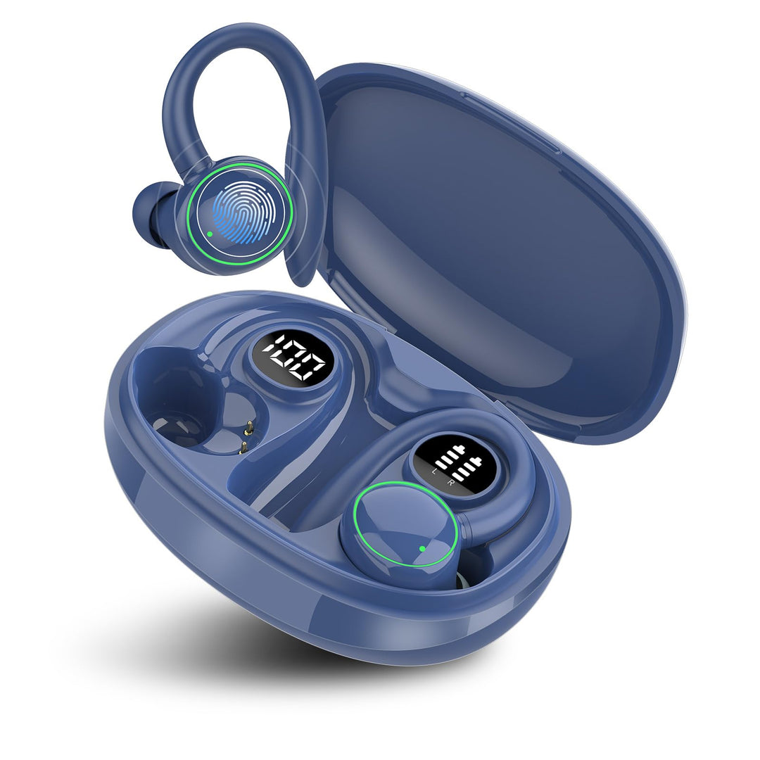 Bluetooth Kopfhörer Sport, Kopfhörer Kabellos Bluetooth 5.3 mit 4 Mic, In Ear Kopfhörer Bluetooth EN