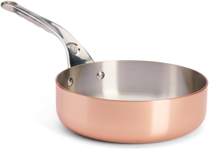 DE BUYER Sauteuse, Kupfer, Silber, 20 cm, 27.9 x 20.1 x 10.9 cm Silber 27.9 x 20.1 x 10.9 cm, Silber