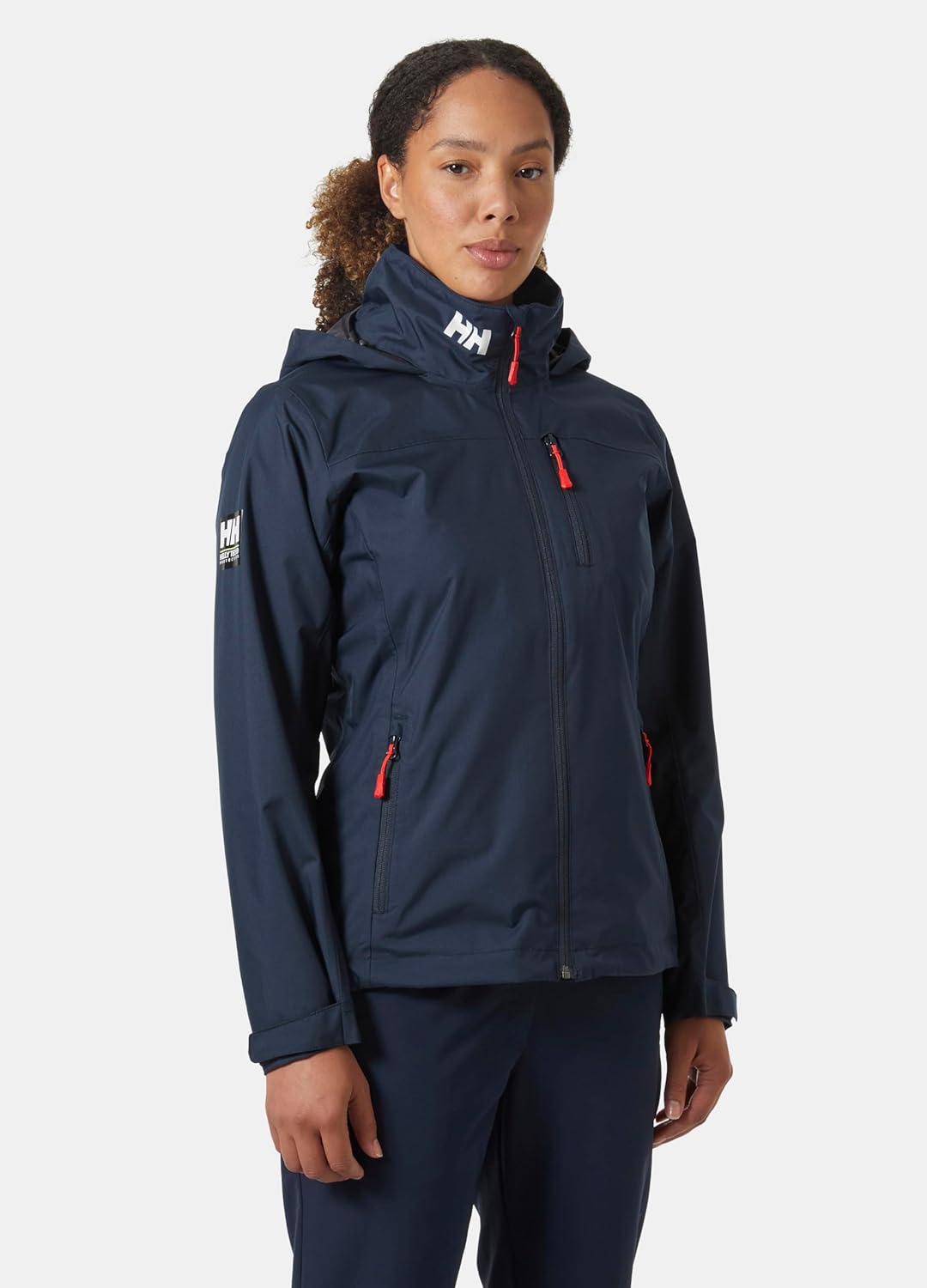 Helly Hansen Damen Crew Hooded Midlayer Jacke XS Marineblau, XS Marineblau