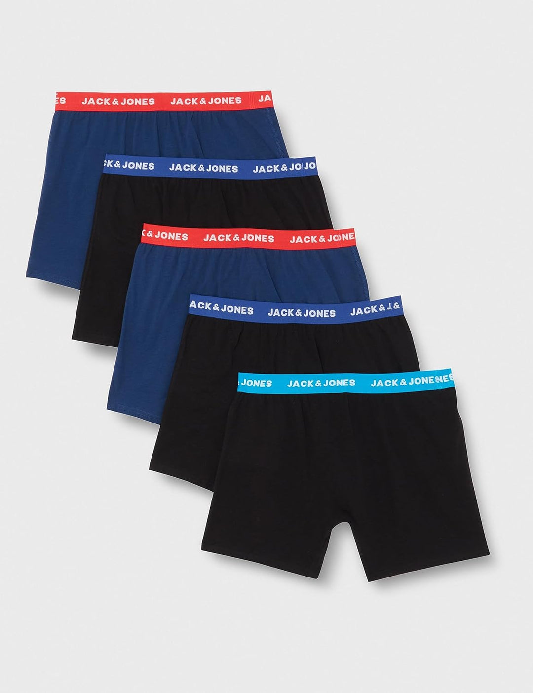 JACK & JONES Herren Boxershorts 5XL Surf The Web/Pack:surf The Web - Estate Blue - Estate Blue - Blu