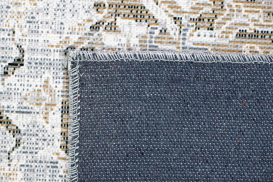 Teppich-Traum Klassischer Teppich mit orientalischen Verzierungen & Ornamenten in Creme grau Grösse