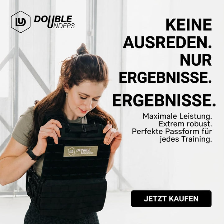 Gewichtsweste für Calisthenics - Krafttraining & Crossfit - Weight Vest - Fitness Gewichtsweste 6kg