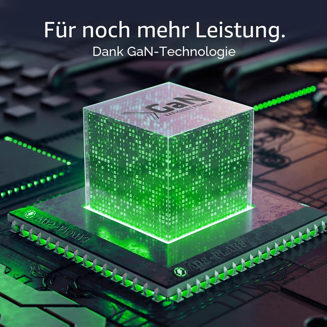 SBS Mehrport-Ladegerät 140W, 2 USB-C-Anschlüsse, 1 USB-A-Anschluss, GaN, Power Delivery, kompakt, id