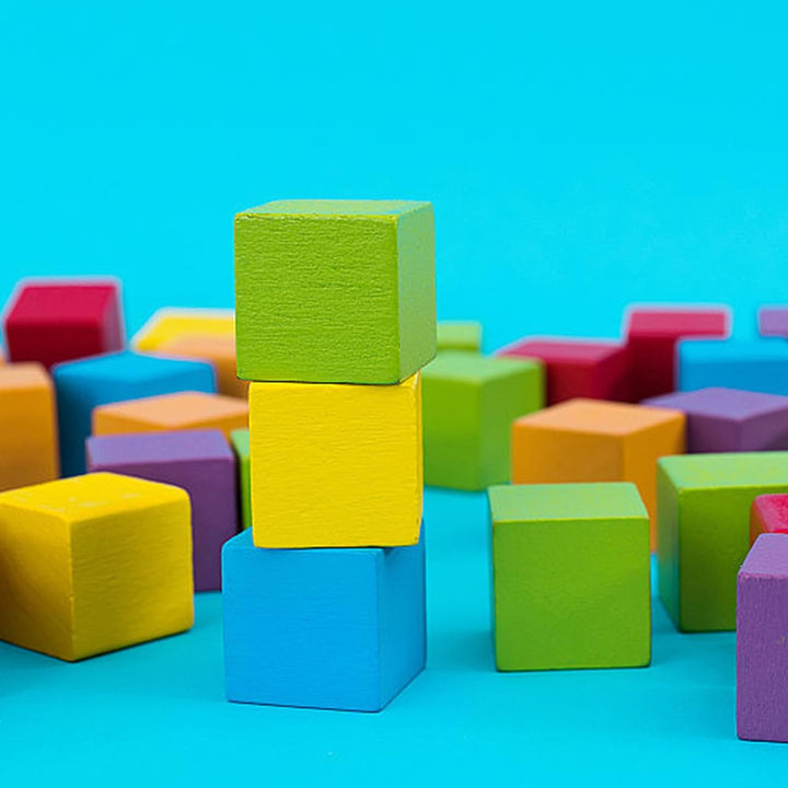 30 Stück Holzwürfel 5x5x5cm – Natur Holzklötzchen zum Basteln & Bemalen – Unbehandeltes Kiefernholz