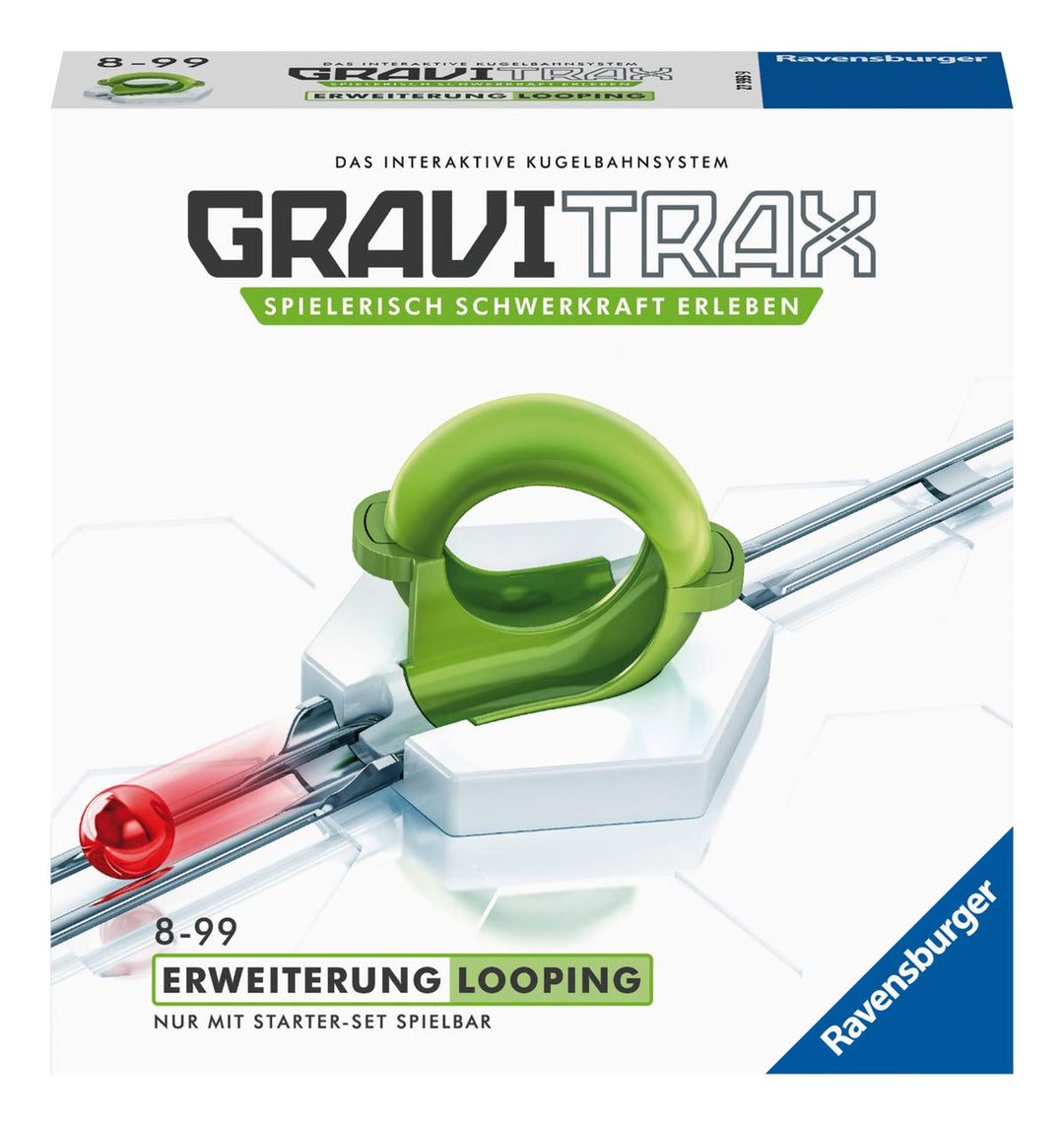 Ravensburger GraviTrax Erweiterung Looping - Ideales Zubehör für spektakuläre Kugelbahnen, Konstrukt