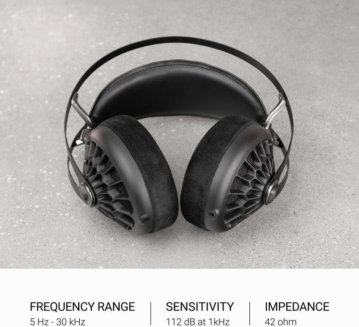 MEZE Audio 105 AER Kabelgebundene Over-Ear-Kopfhörer, leicht, Audiophile offene Rückseite, 50 mm dyn