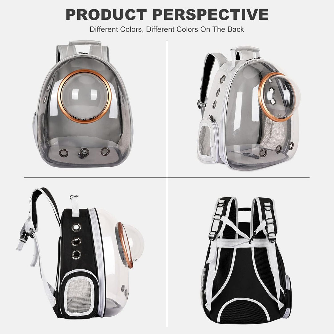 PETCUTE Haustier Rucksack Raumkapsel,Atmungsaktive Wärme Proof,Katzen Rucksack Träger mit Sicherheit