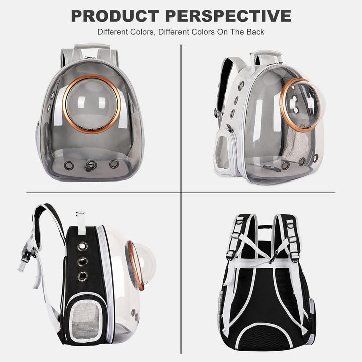 PETCUTE Haustier Rucksack Raumkapsel,Atmungsaktive Wärme Proof,Katzen Rucksack Träger mit Sicherheit