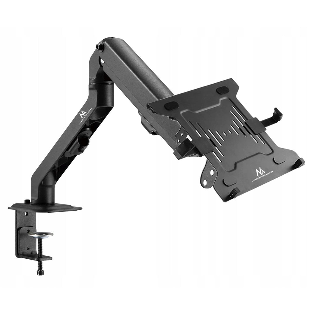 Maclean MC-906+MC-764 Laptop Halterung Kompatibiel mit Laptops/Notebooks von 23 bis 42 cm Tischhalte