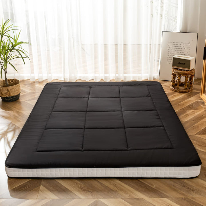 MAXYOYO Futon Matratze, Gepolsterte Japanische Bodenmatratze Gesteppte Bett Matratzenauflage, Extra