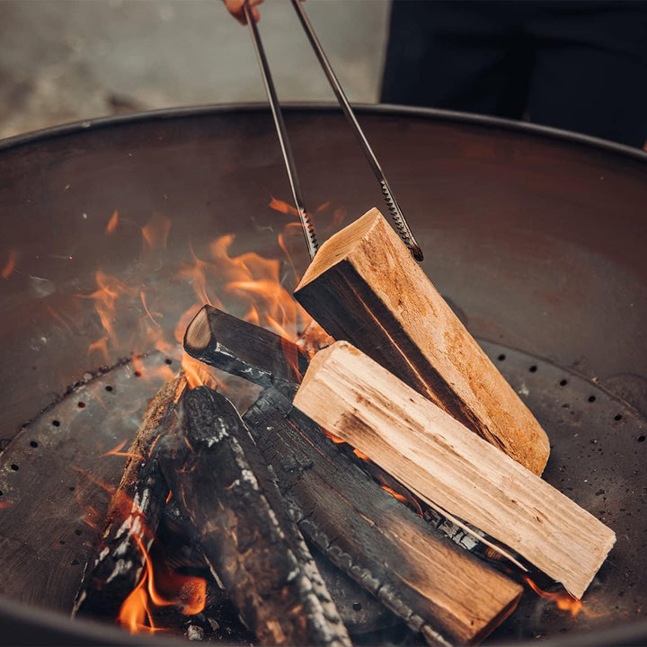 höfats - Feuerzange - Kaminbesteck zur sicheren Handhabung von Brennholz - auch als Grillzange verwe