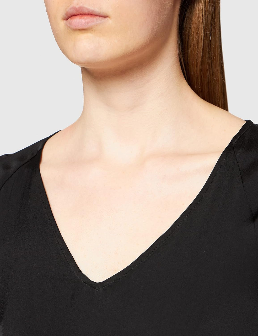 Comma Damen Bluse Langarm Bluse Langarm 32 9999 Black, 32 9999 Black