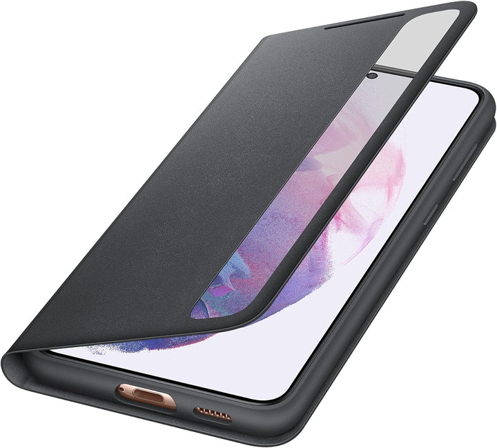 Samsung Clear View Smartphone Cover EF-ZG996 für Galaxy S21+ 5G Flip Cover, Handy-Hülle, extra-dünn,