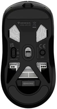 Genesis Zircon 660 Wireless Gaming Maus, 12000 DPI, Triple Mode, Schwarz, Schwarz