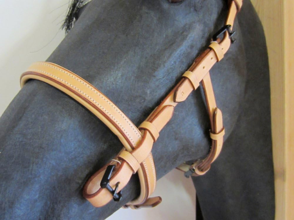 PS Pferdeartikel Weiche Spanisch - Barocke Trense Ameno Cob - Farbe Schwarz, Cob - Farbe Schwarz