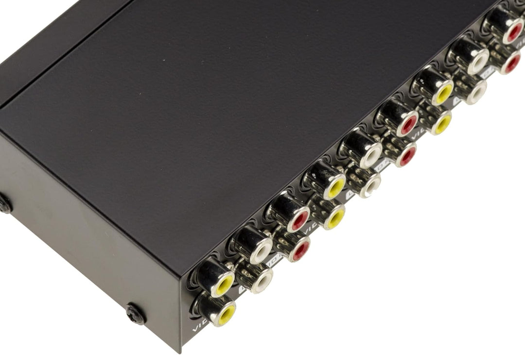 Kalea-Informatique. Umschalter Audio / Video 8 Port manuell bidirektional. AUDIO VIDEO SWITCH