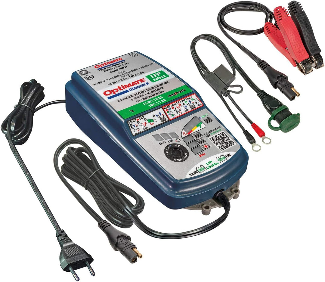 TecMate, Optimate TM-270, Lithium LFP Select 10-stufiges gekapseltes batterieschonendes 12.8V 9.5A /