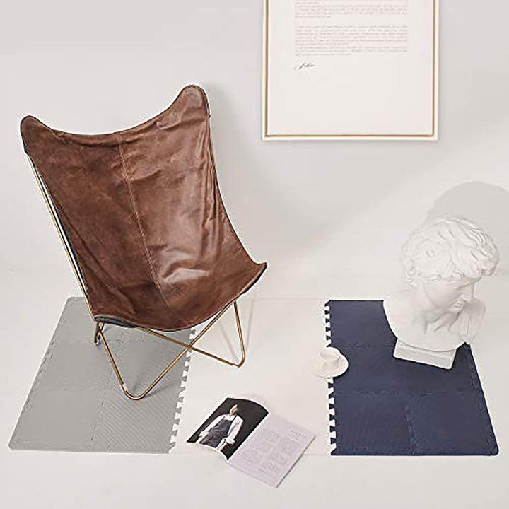 Mocosy 1 'x 1' (30 cm x 30 cm ）ineinandergreifende Fussmatten | weiche Schaummatte | Spielmatte | Gy
