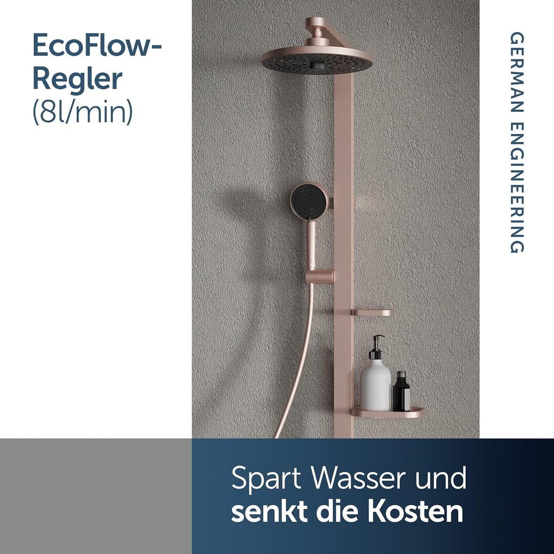 Ideal Standard Idealrain Alu+ 2-Funktionshandbrause, mit zwei Strahlarten (SilkRain und Rain) per Dr