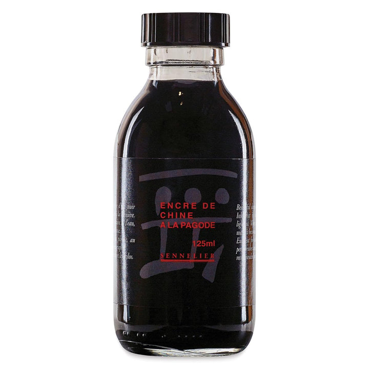Sennelier : Indian Ink : Black : 125ml