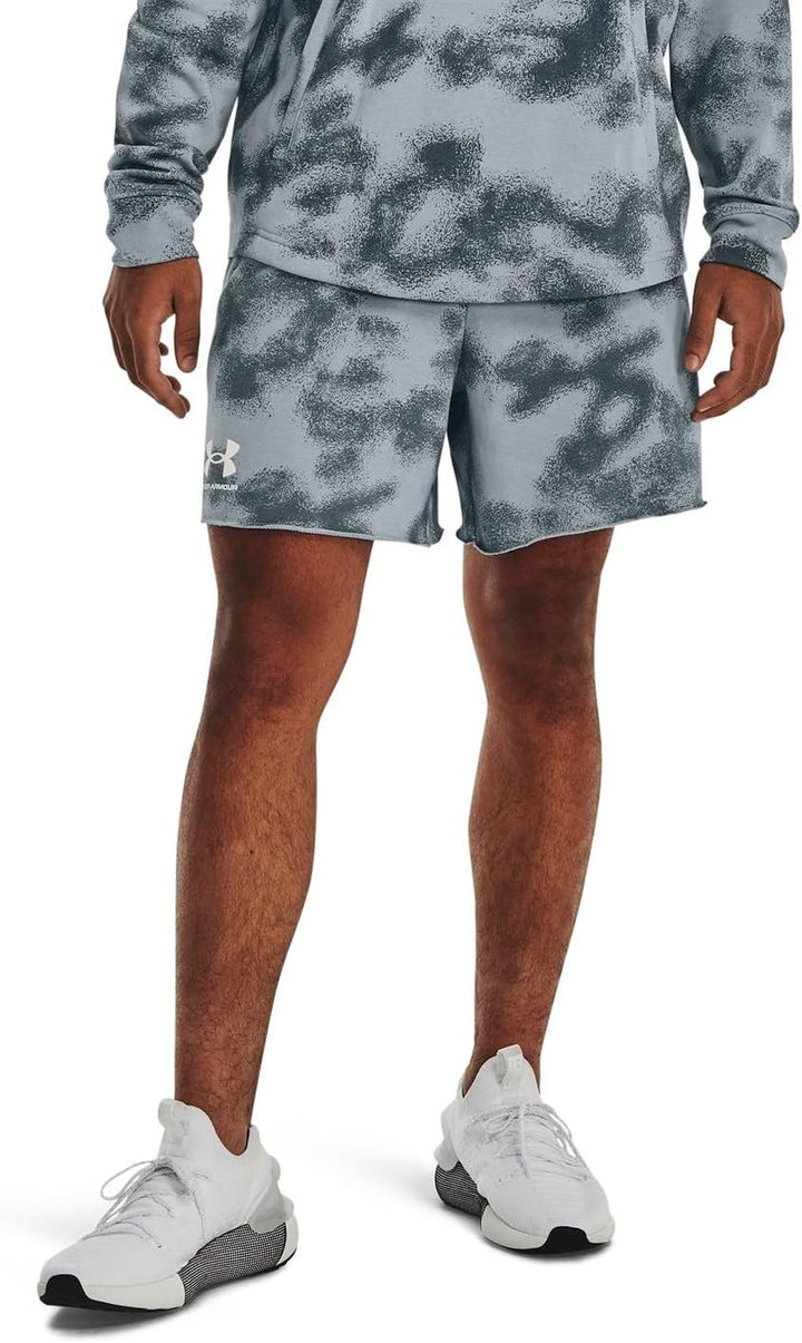 Under Armour Rival Terry 6In Short Herren S Grau, S Grau